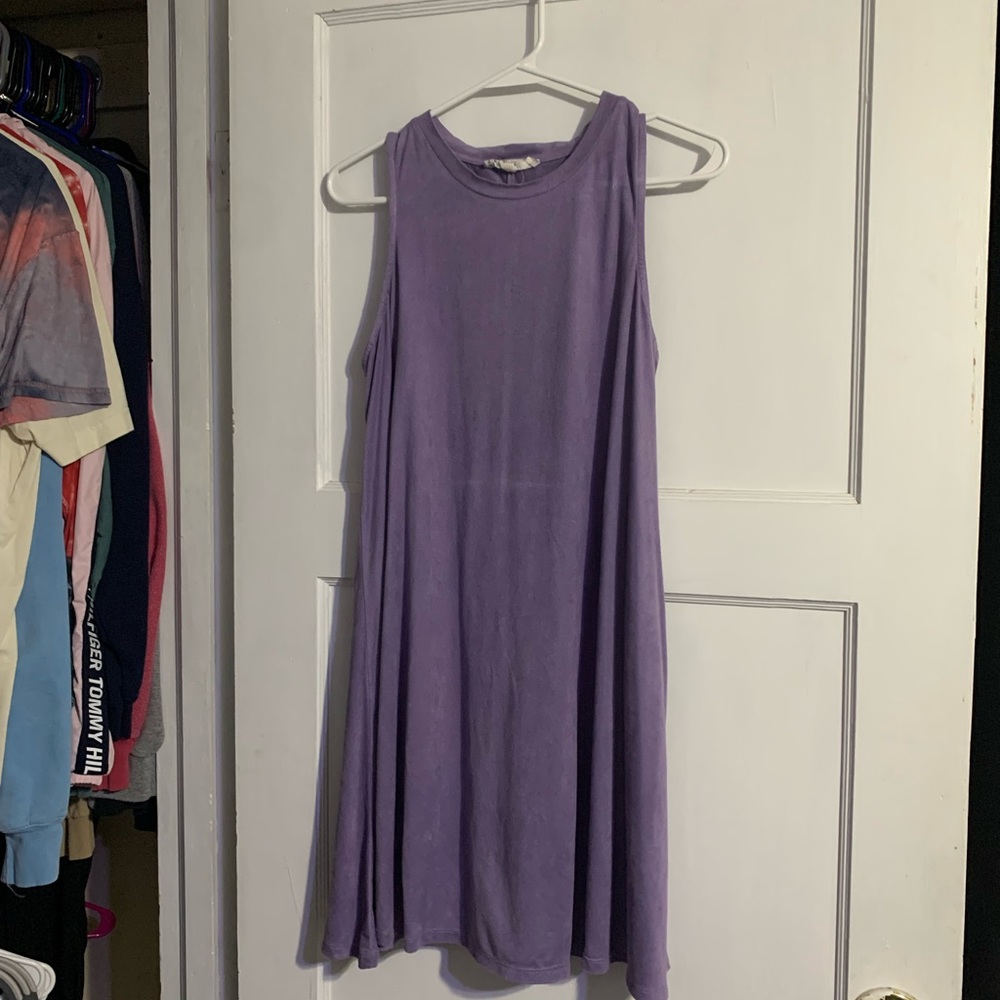 Velvet material dress